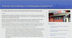 Desktop Screenshot of earthquakeretrofit.info